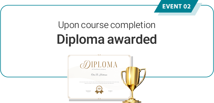 Upon course completion Diploma awarded